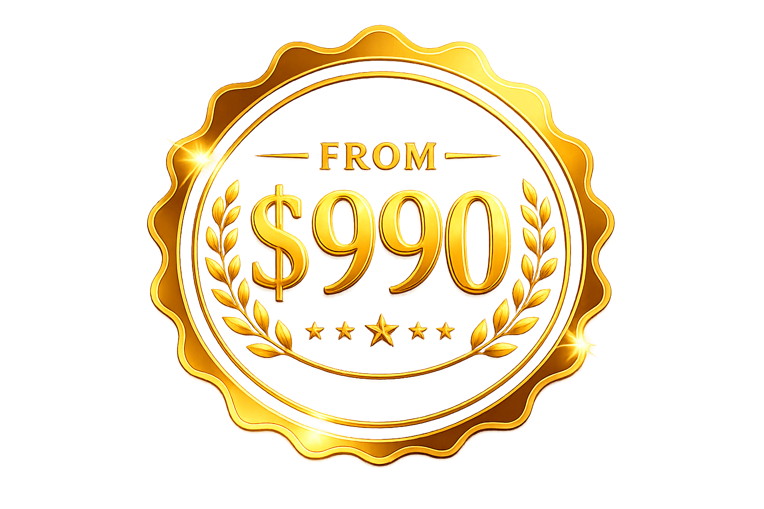 From $990